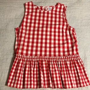 Pinup Gingham Top